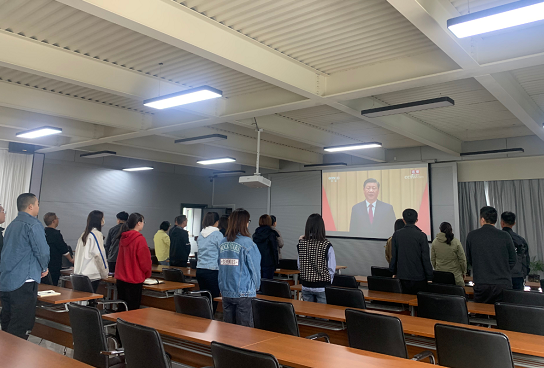 青春心向党，建功新时代｜山西sunbet申搏团委组织全体团员收听收看庆祝中国共产主义青年团成立100周年大会盛况